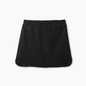 NWT / For Days / Recycled Quilted Mini Skirt in Black / Size Large